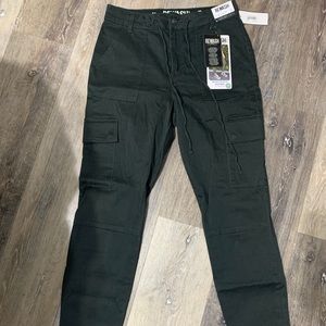 Forest green utility pant